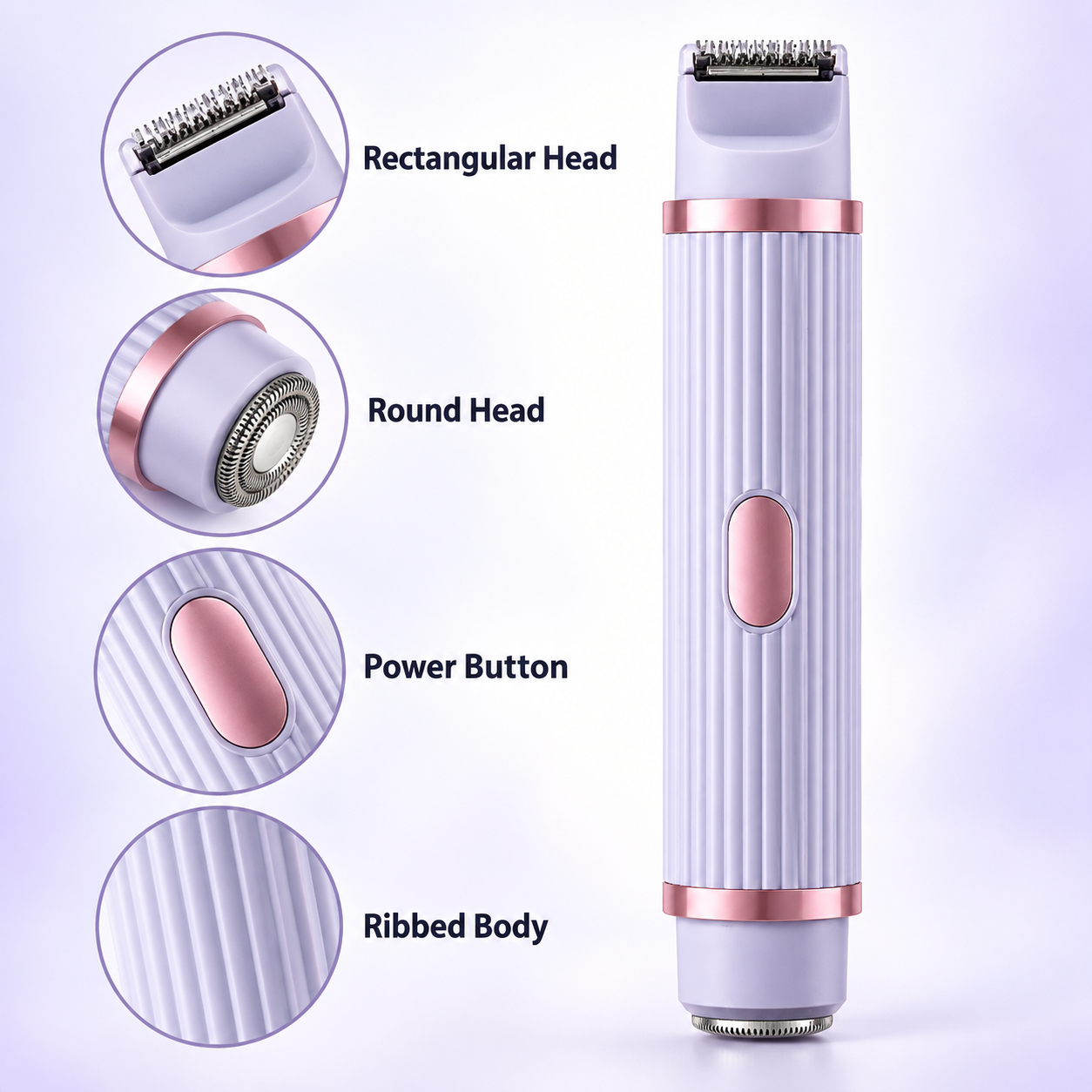 2-in-1 Women’s Electric Shaver & Bikini Trimmer