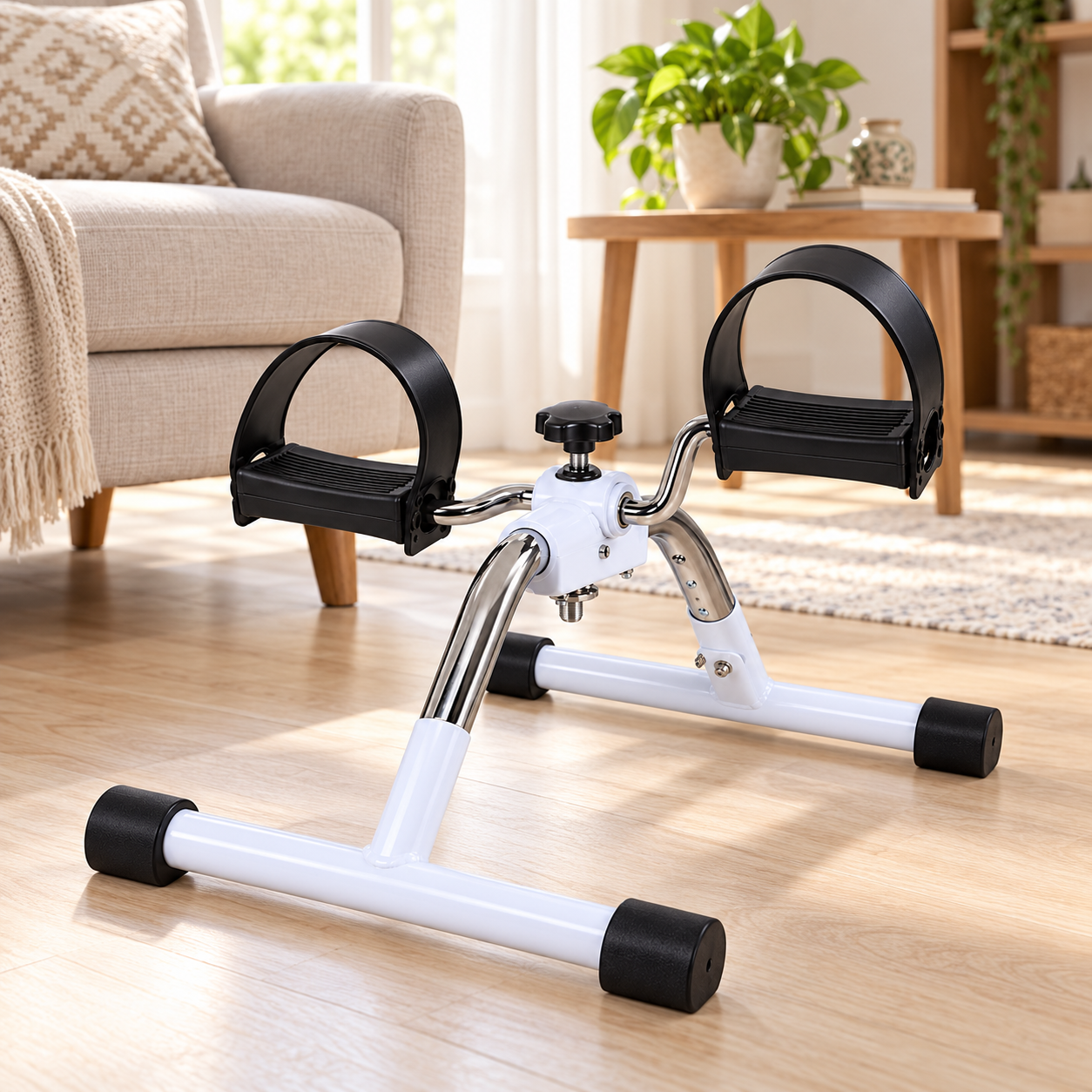 Compact Pedal Exerciser for Seniors – Desk Bike Cycle