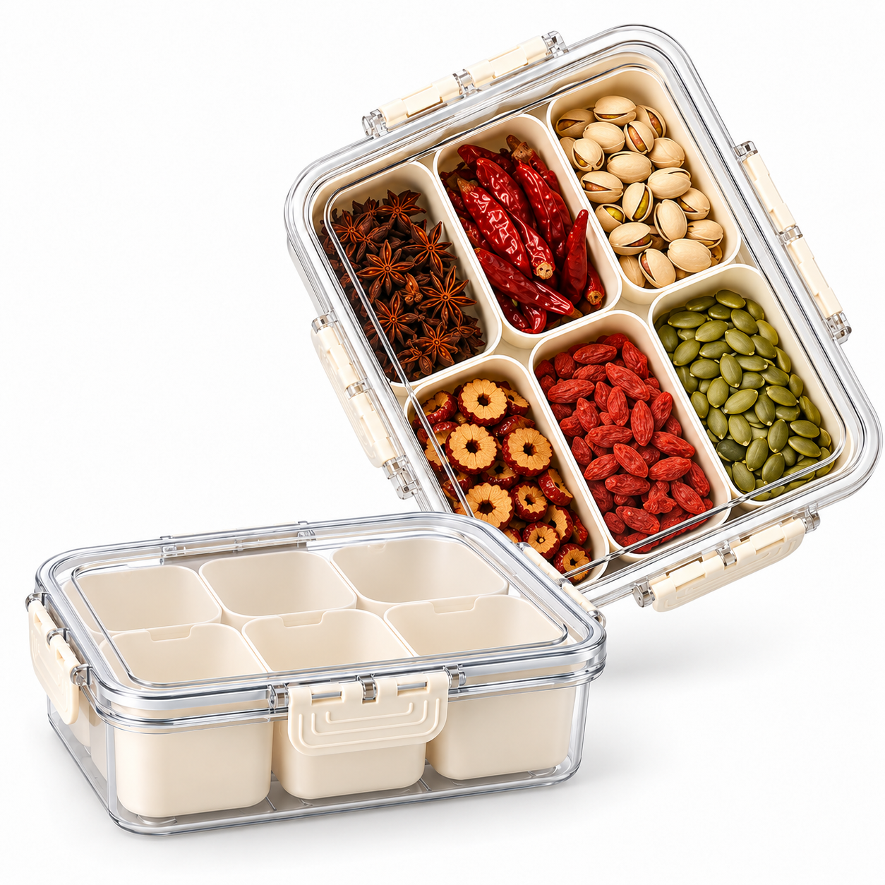 Acrylic Grid Storage Box – 4, 6 & 8 Grid Options