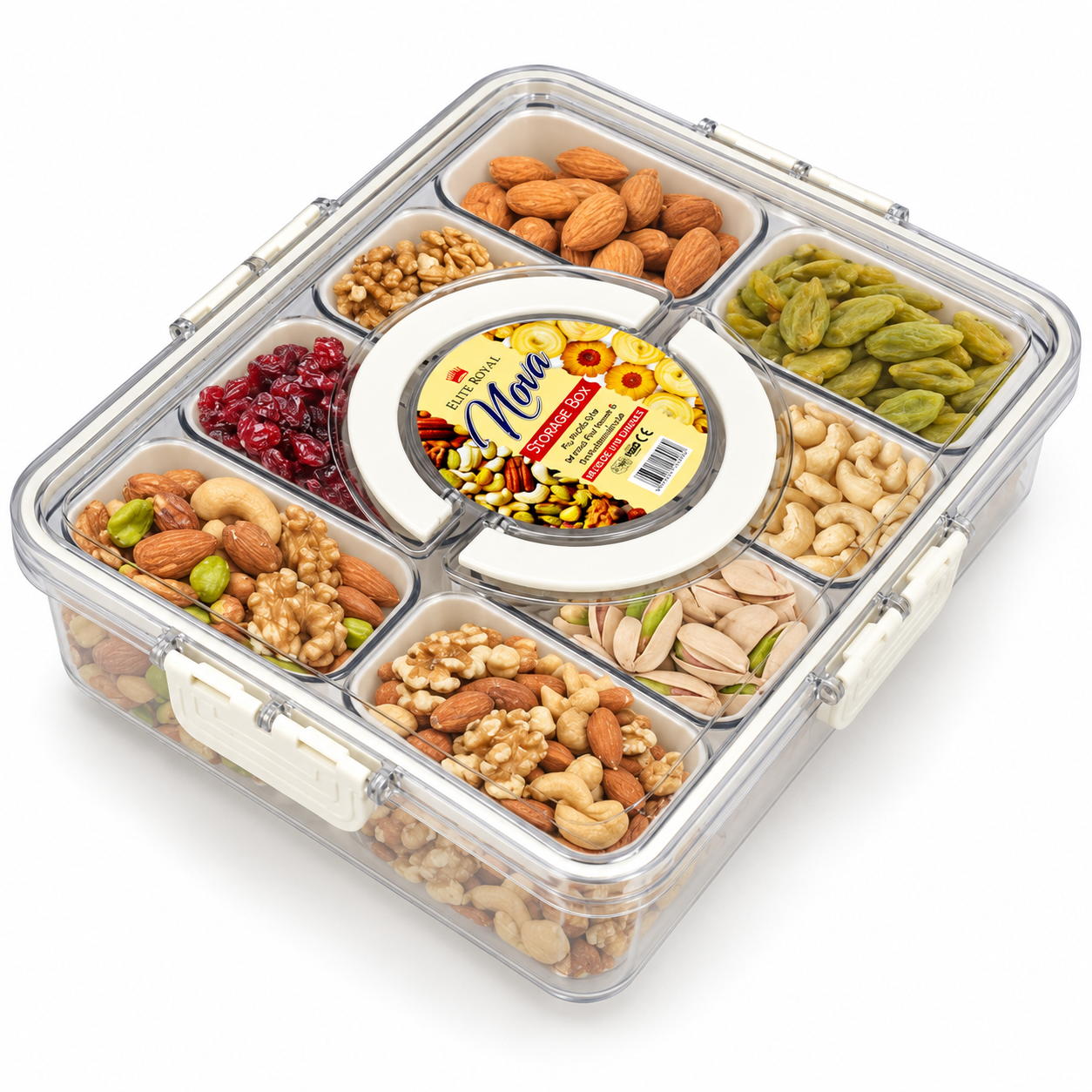 Acrylic Grid Storage Box – 4, 6 & 8 Grid Options