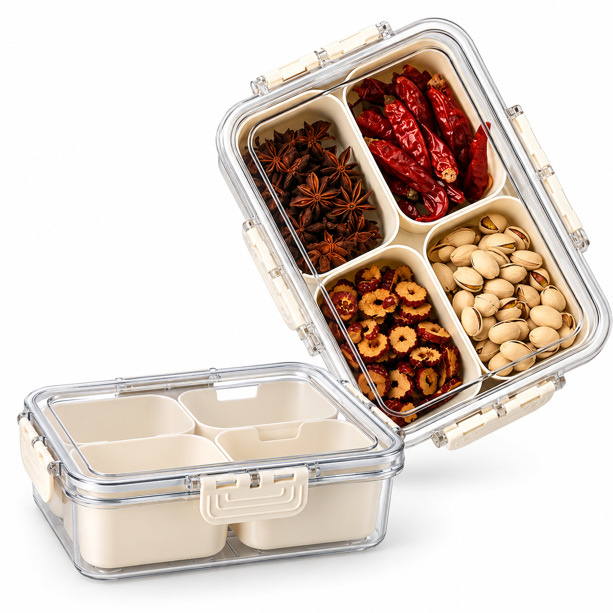 Acrylic Grid Storage Box – 4, 6 & 8 Grid Options